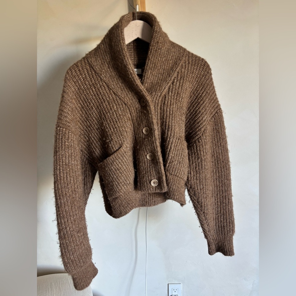 Ozma Sloan Cardigan Eco-Cloud Alpaca Maple XS